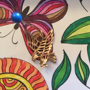 Vintage Gold Eagle Pendent